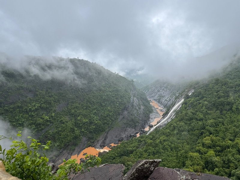 Duduma Falls valley gorge in Koraput highlands